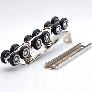 264lbs Load Capacity Pair of 12 Wheels Sliding Door Hardware - fast shipping 🇺🇸