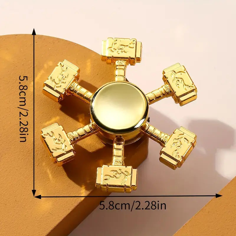 Brass Fidget Finger Gyro Metal Fingertip Decompression Spinner Toy - fast shipping 🇺🇸