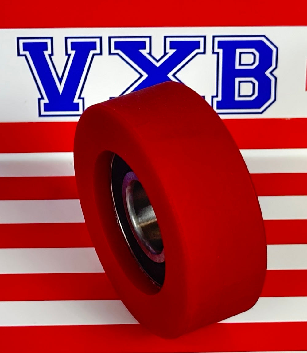 PU20x70x25ZZ Shielded Polyurethane COvered Bearing - Black Tire 20x70x25mm - fast shipping 🇺🇸