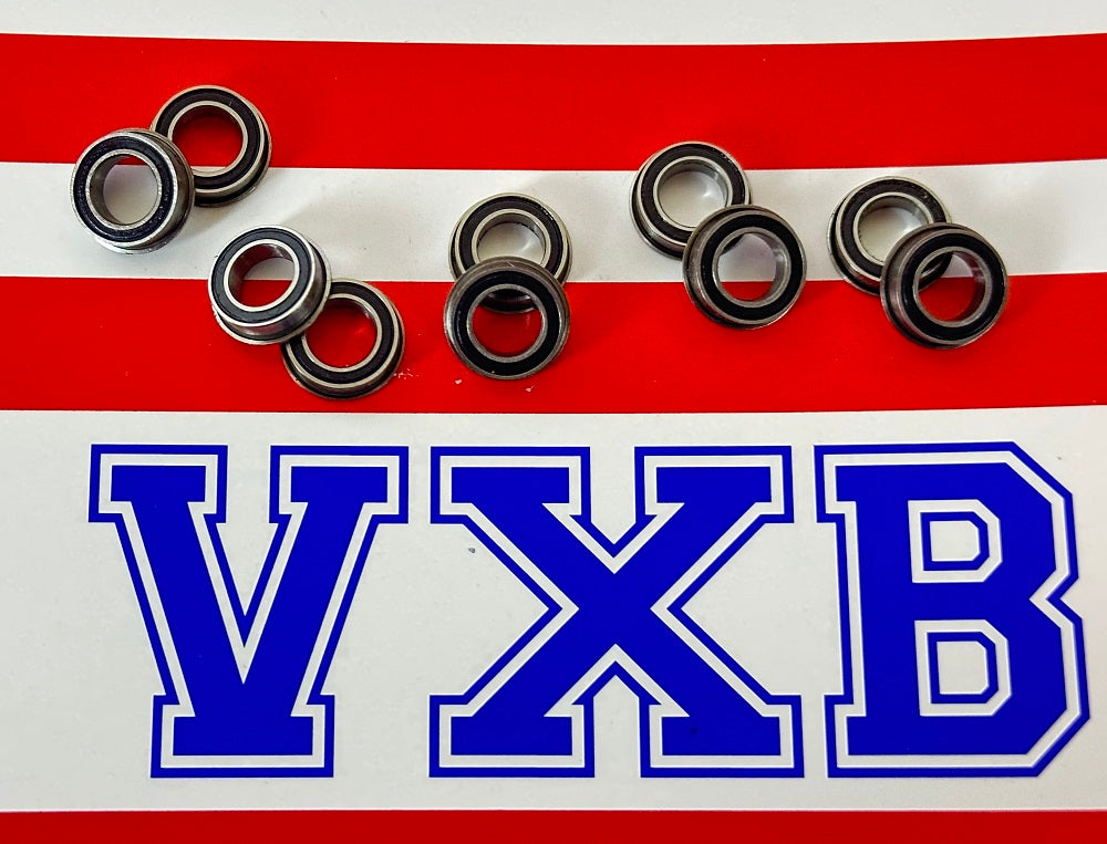 10-Pack Flanged Bearings 6x10mm Sealed 6x10x3 Miniature - fast shipping 🇺🇸