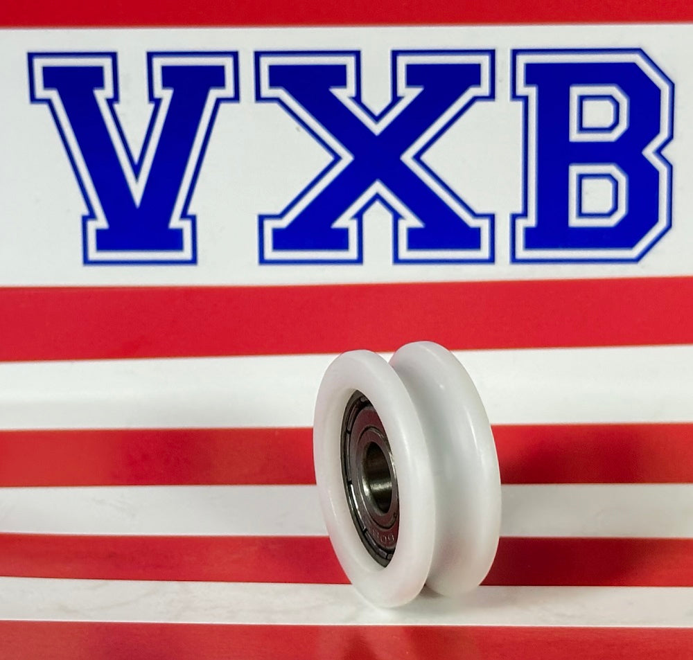 8x30x11 U Pulley Rubber Bearing - tire 8x30x11mm - Sealed - Miniature - fast shipping 🇺🇸