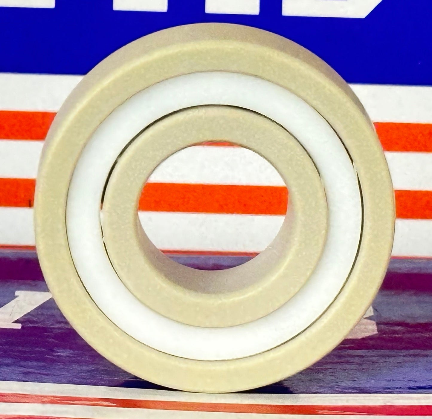 6202 PEEK Ball Bearing - Si₃N₄ Ceramic Balls - PTFE Cage - 15x35x11mm - fast shipping 🇺🇸