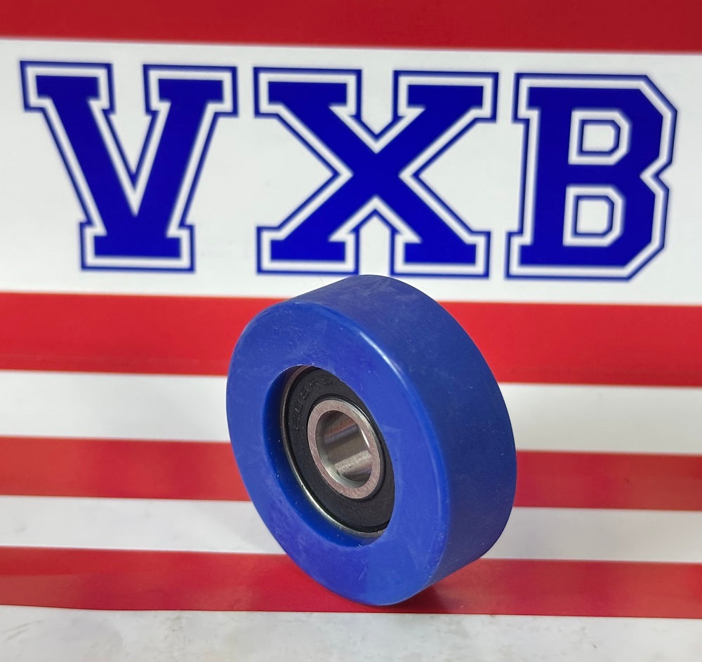 8x35x12mm Polyurethane Rubber roller wheel Bearing Sealed Miniature - tire - fast shipping 🇺🇸