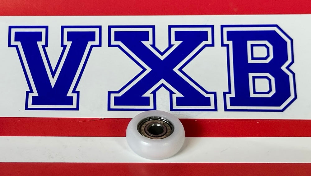 4mm Bore Bearing - 16mm White Plastic Tire 4x16x6mm - fast shipping 🇺🇸