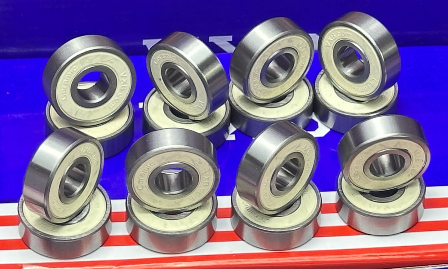 16-Pack inline Skates Sealed Smooth Hybrid Ceramic Bearing - fast shipping 🇺🇸