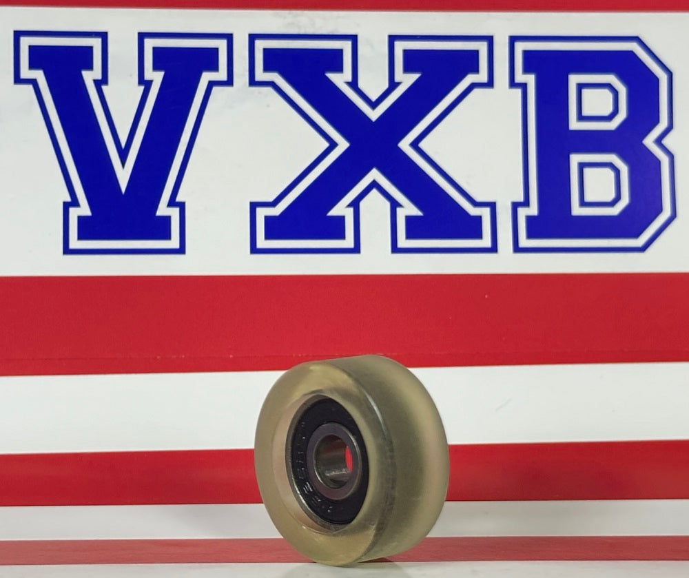 PU Rubber Covered Bearing 5x22x9mm - Sealed - Miniature - fast shipping 🇺🇸