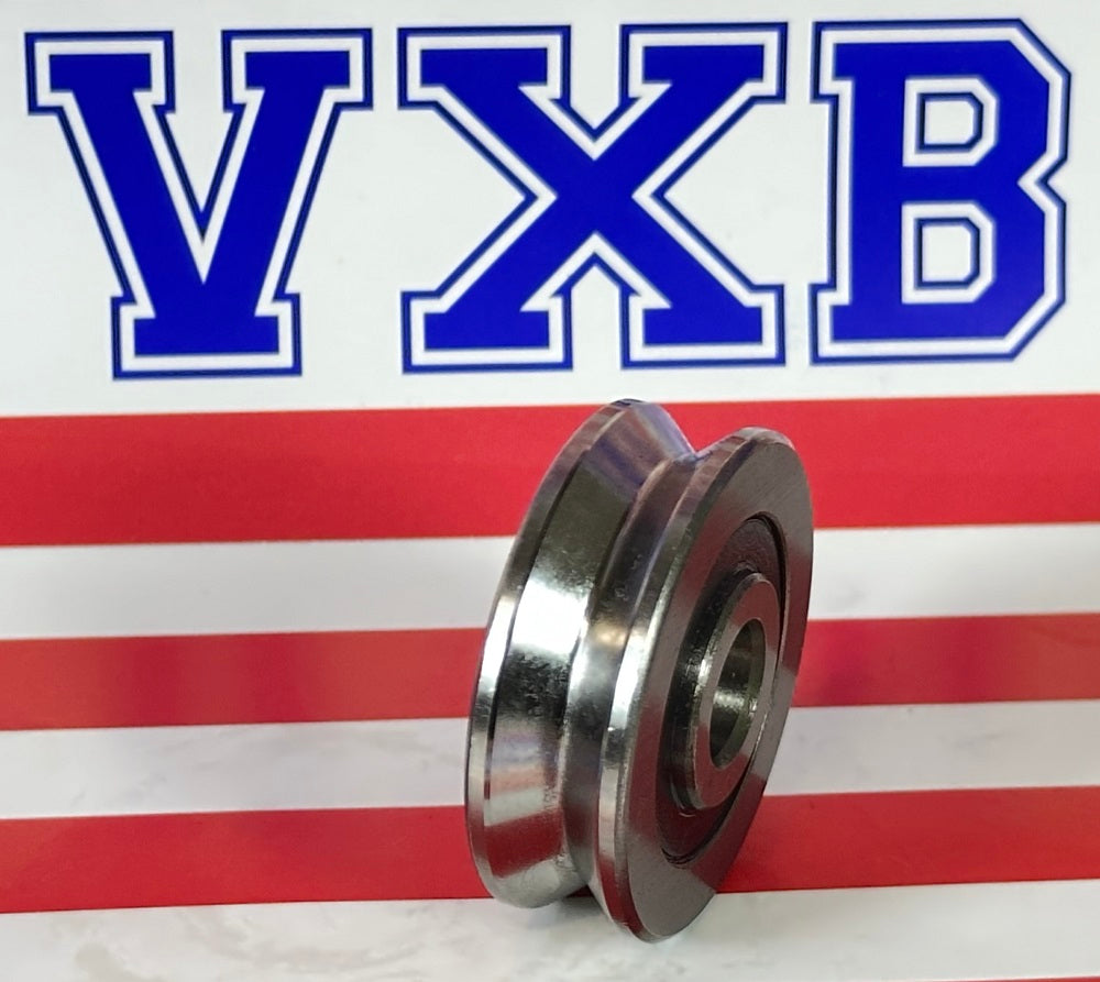 10x37x12/14mm V Groove Track Roller Bearing With Extended Inner 2mm - fast shipping 🇺🇸