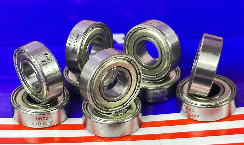 10-Pack Bearings R6ZZ 3/8" x 7/8" x 9/32" - Miniature - fast shipping 🇺🇸
