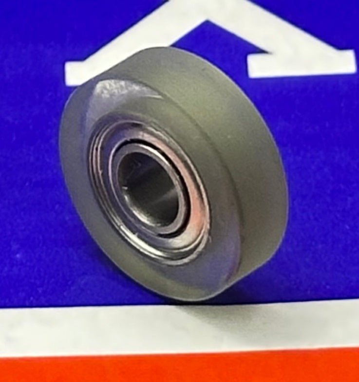PU0413-4-TIRE PU Covered Bearing 4x13x4mm - Shielded - Miniature - fast shipping 🇺🇸