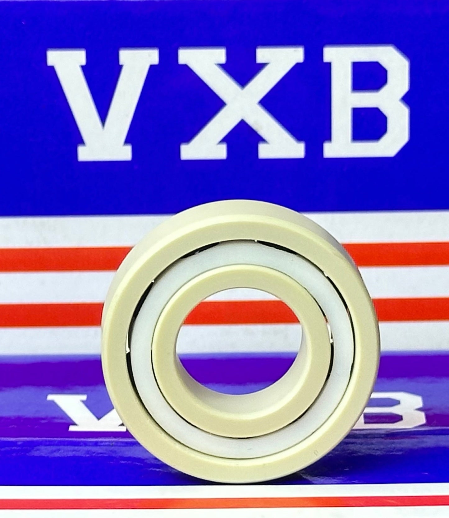 6002 PEEK Ball Bearing - Si₃N₄ Ceramic Balls - PTFE Cage - 15x32x9mm - fast shipping 🇺🇸