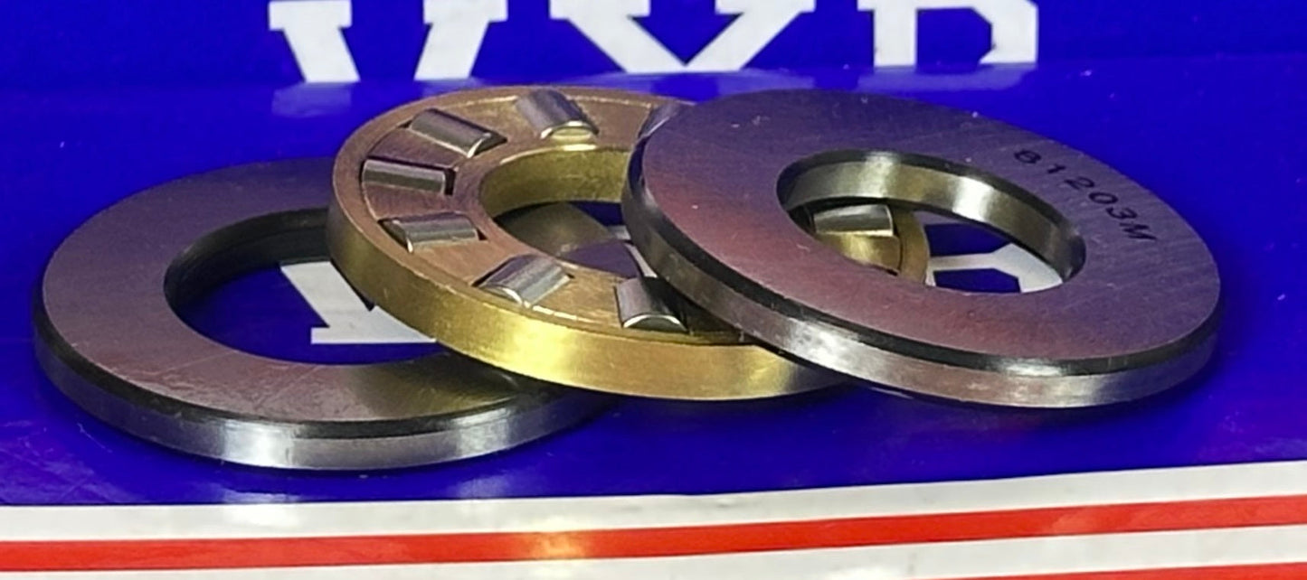 81203M Cylindrical Roller Thrust Bearing 17x35x12mm - Bronze Cage - fast shipping 🇺🇸