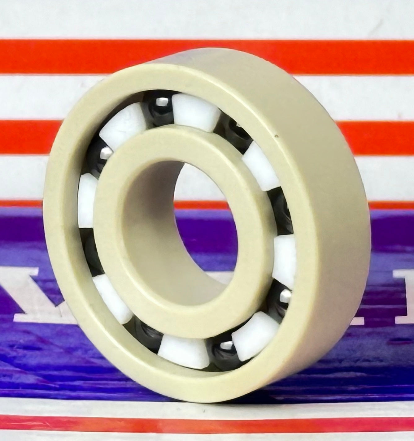 6001 PEEK Ball Bearing - Si₃N₄ Ceramic Balls - PTFE Cage - 12x28x8mm - fast shipping 🇺🇸