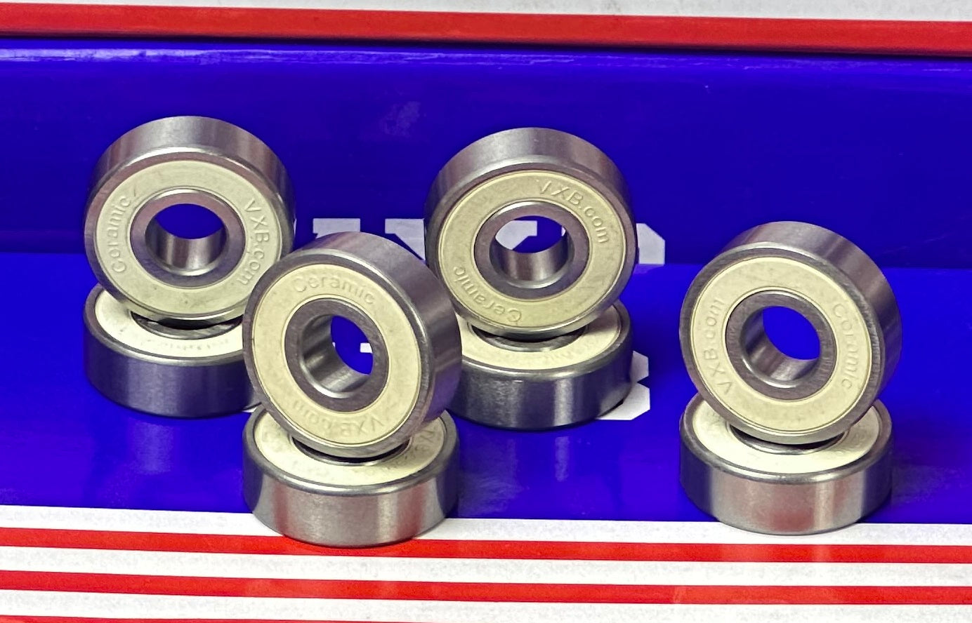 🔥 8-Pack Hybrid Ceramic Skateboard Bearings: Liquidation Deal! - fast shipping 🇺🇸
