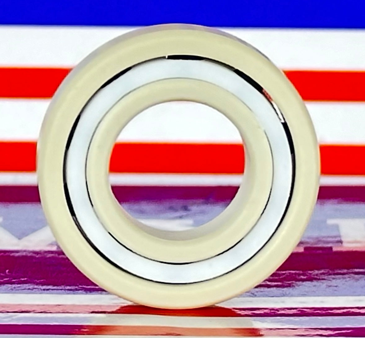 6901 PEEK Ball Bearing - Si₃N₄ Ceramic Balls - PTFE Cage - 12x24x6mm - fast shipping 🇺🇸