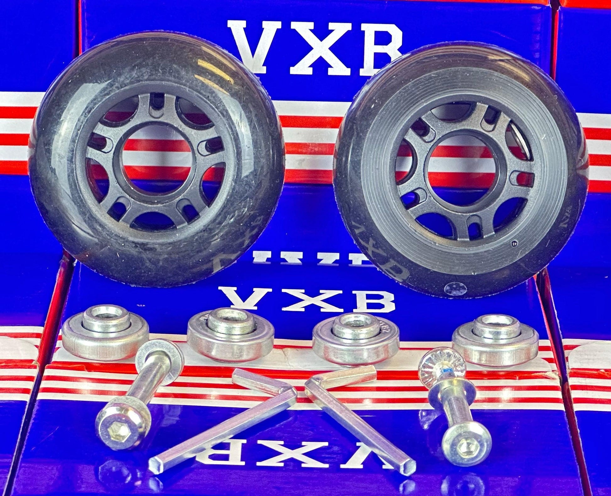 Travel Bags Replacement Luggage Gray Wheels Set Universal Suitcase Repair Kit Axles Wrench Bearing Skate Wheel Roller 70MM - fast shipping 🇺🇸
