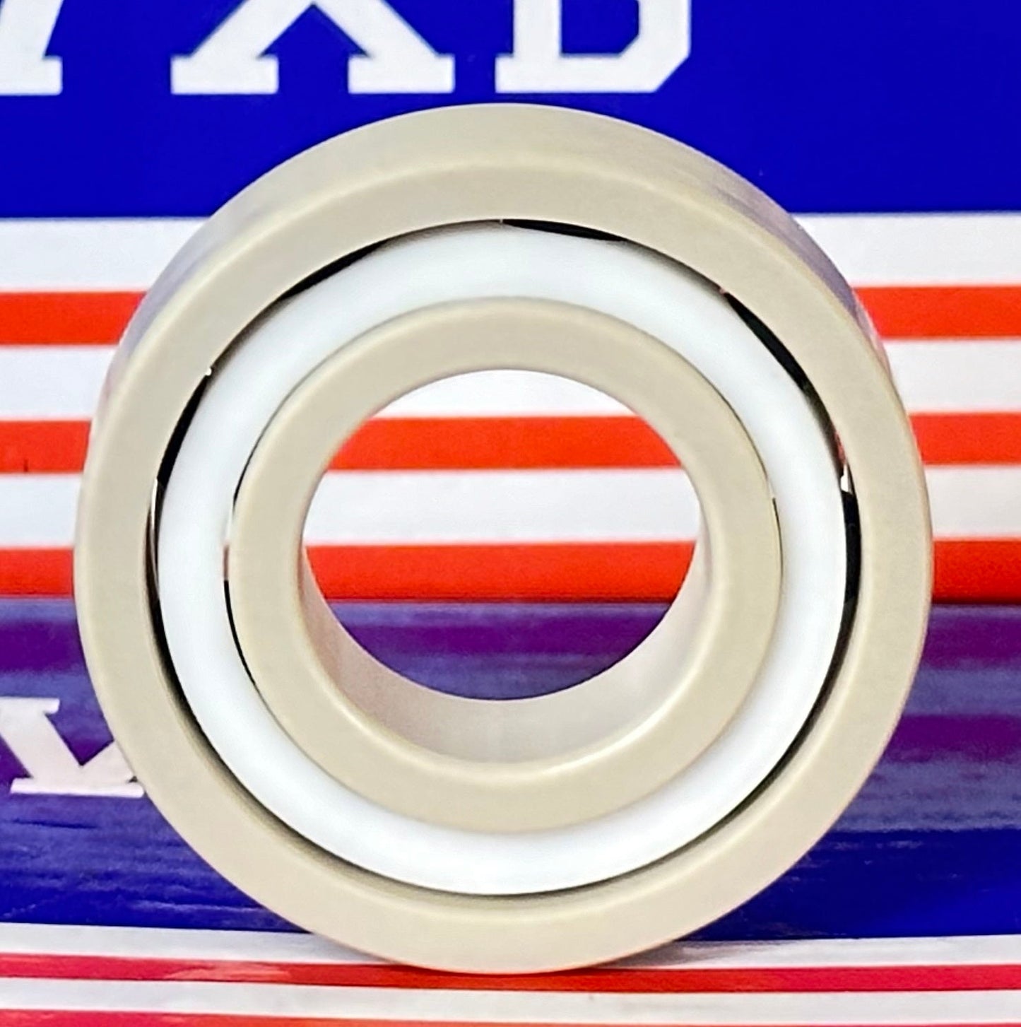 6004 PEEK Ball Bearing - Si₃N₄ Ceramic Balls - PTFE Cage - 20x42x12mm - fast shipping 🇺🇸