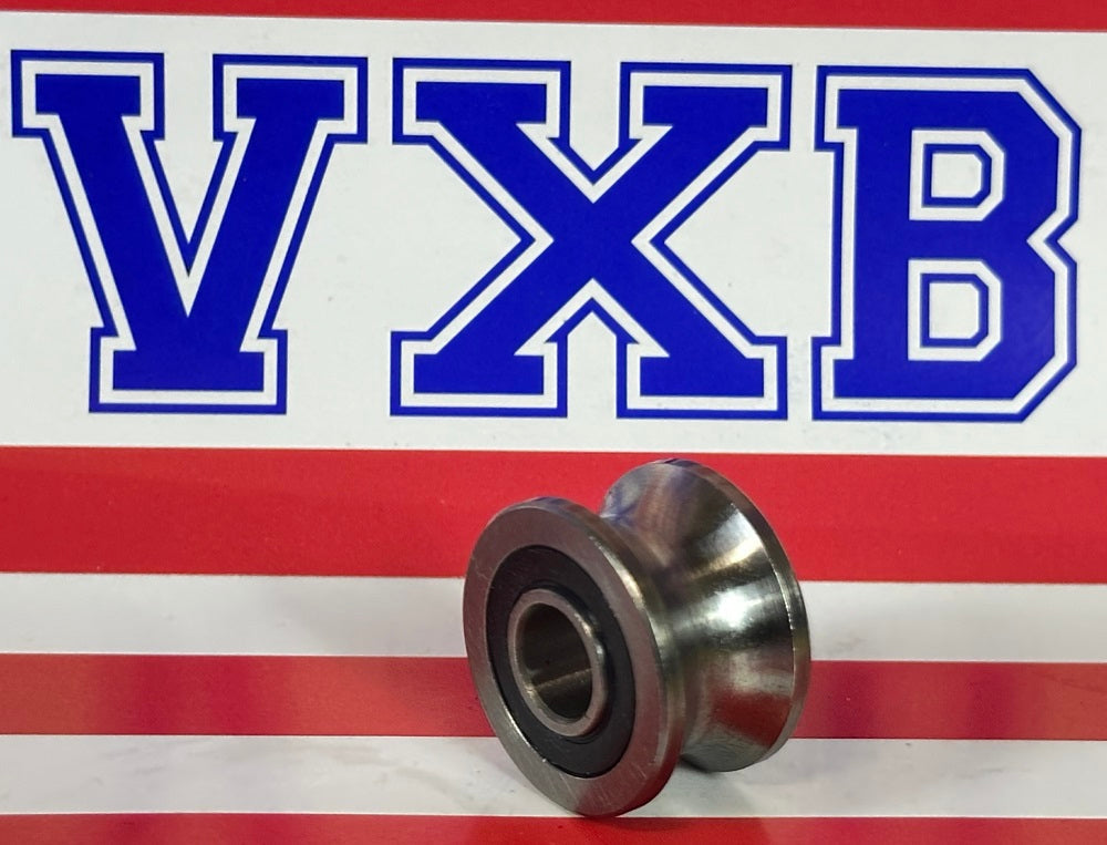 8mm Bore Bearing - 22.5mm Pulley U-Groove Track Roller Bearing 8x22.5x13.5mm - fast shipping 🇺🇸