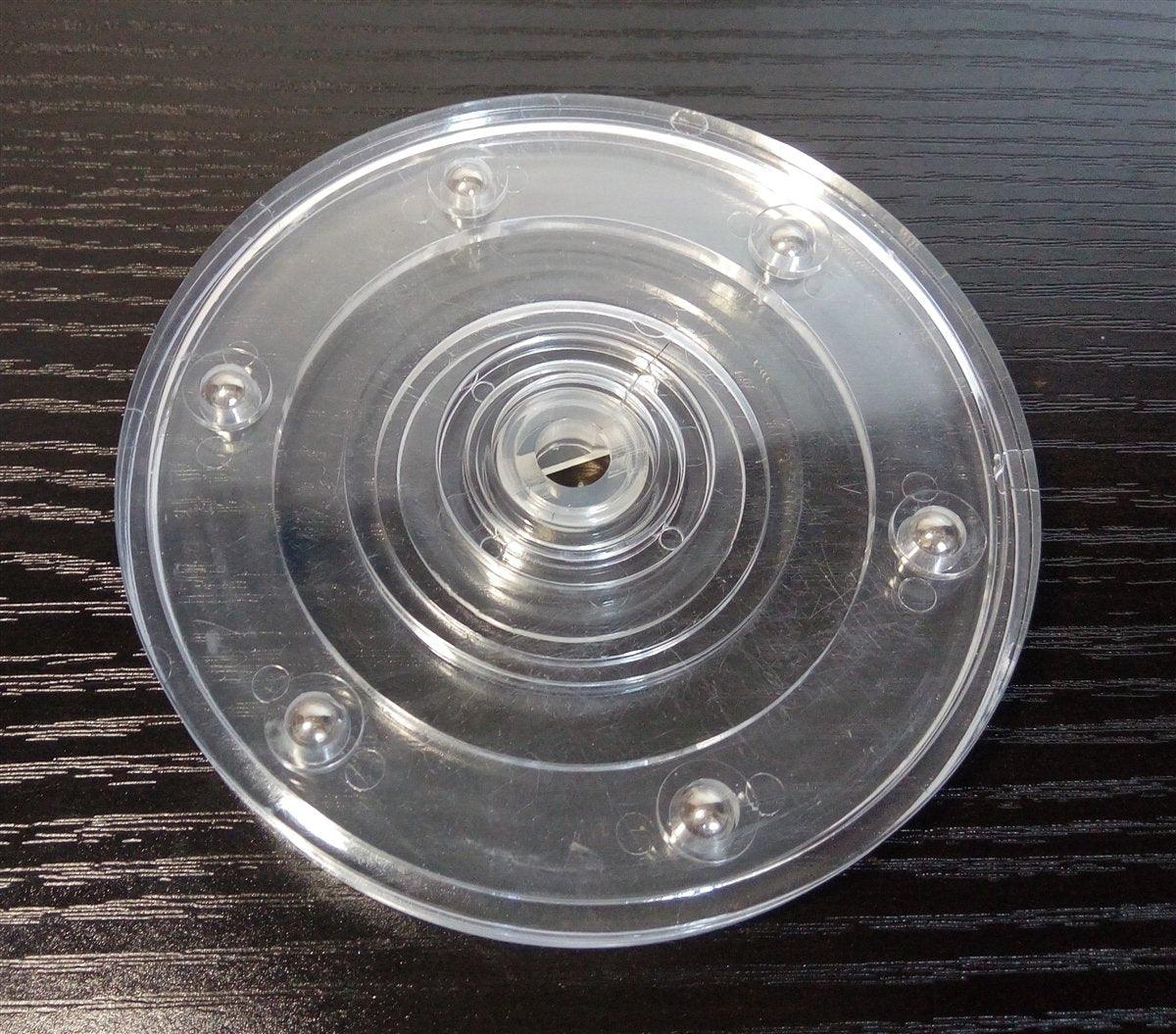 3" Dia. clear acrylic AS11 Lazy Susan Turntable Bearing - fast shipping 🇺🇸