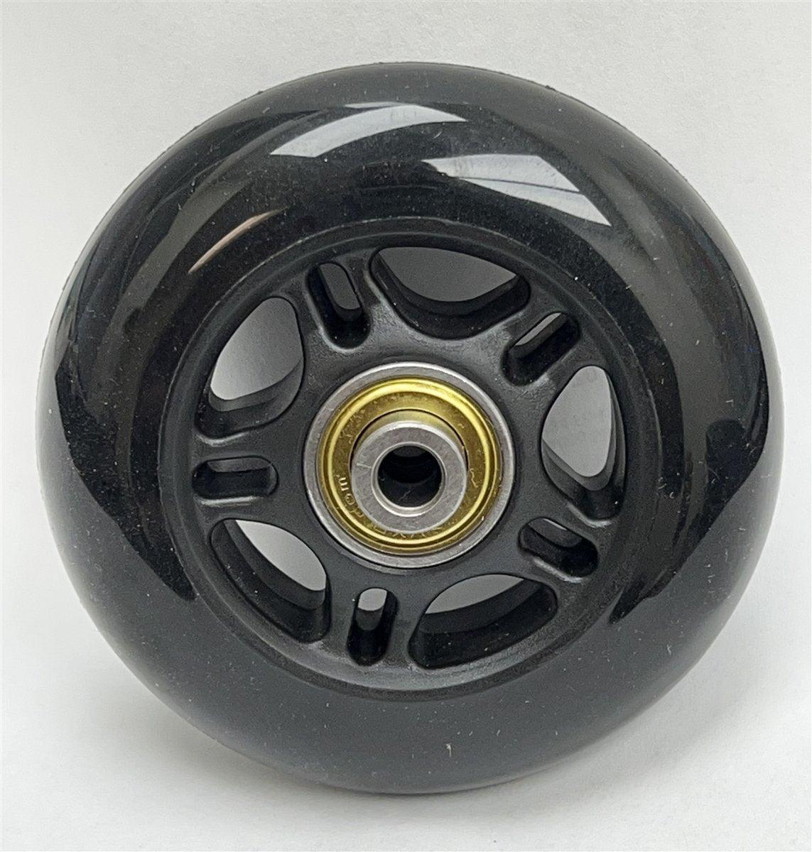 3" Rubber Wheel - 1/4" Bore Extended Ball Bearing - fast shipping 🇺🇸