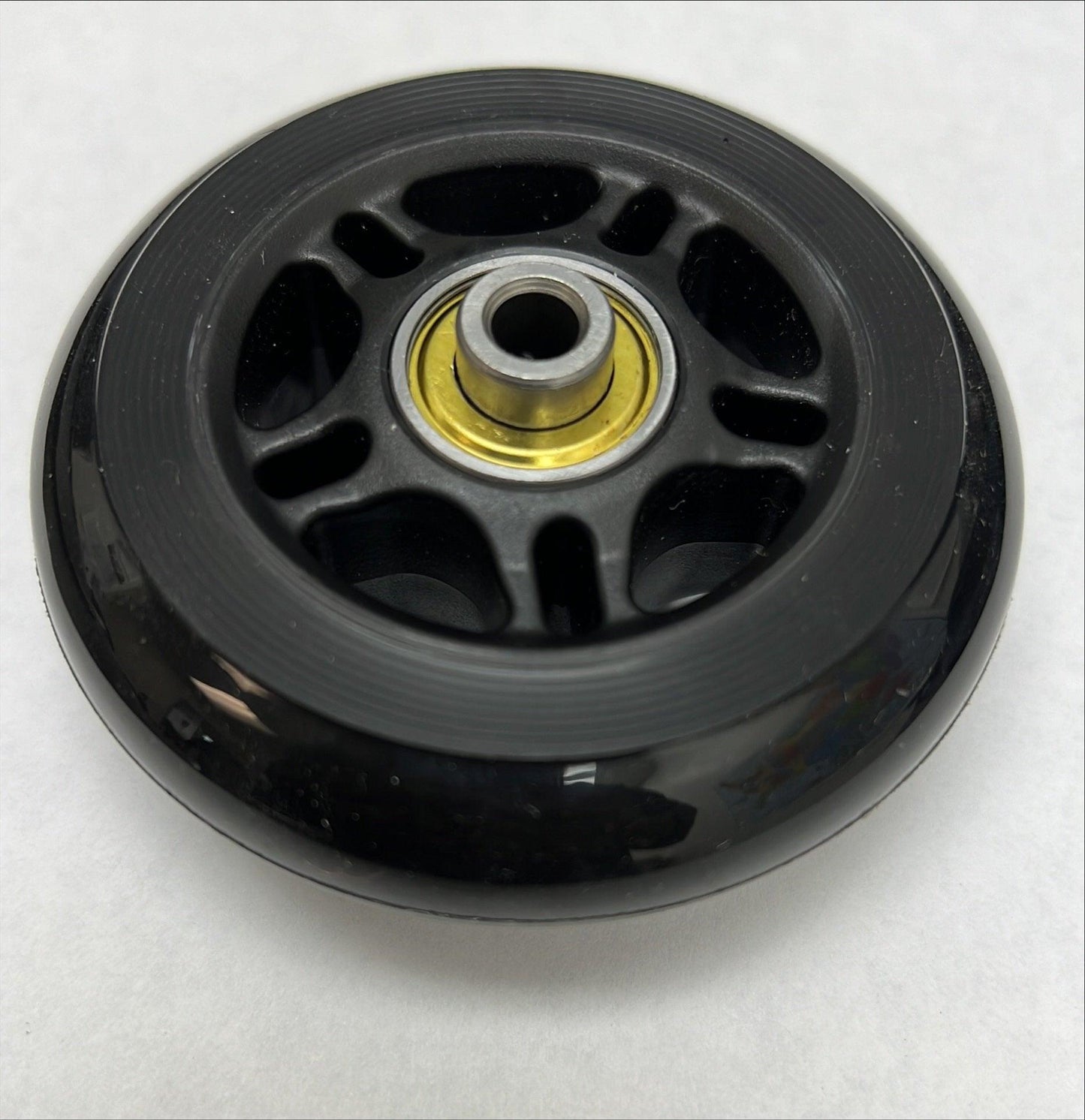 3" Rubber Wheel - 1/4" Bore Extended Ball Bearing - fast shipping 🇺🇸