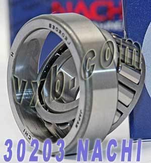 30203 Nachi Tapered Roller Bearing Japan 17x40x12mm - fast shipping 🇺🇸