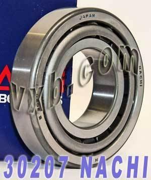 30207 Nachi Tapered Roller Bearing Japan 35x72x17mm - fast shipping 🇺🇸