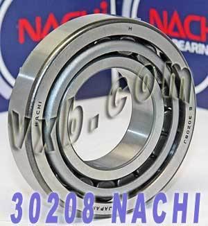 30208 Nachi Tapered Roller Bearing Japan 40x80x18mm - fast shipping 🇺🇸