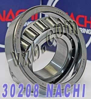 30208 Nachi Tapered Roller Bearing Japan 40x80x18mm - fast shipping 🇺🇸