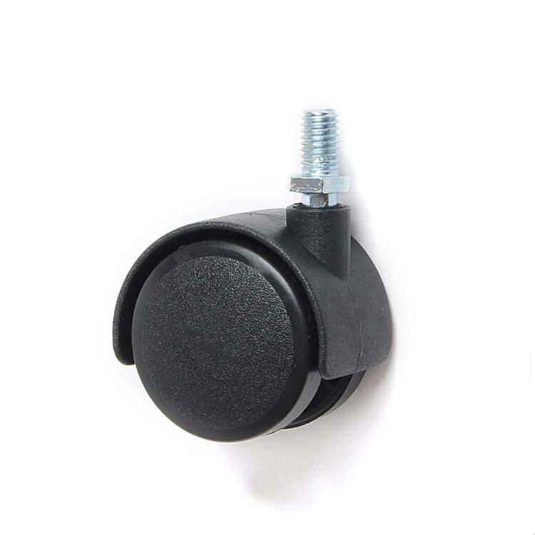 30mm Caster Wheel 30 Lbs Nylon M8 Threaded Stem - fast shipping 🇺🇸