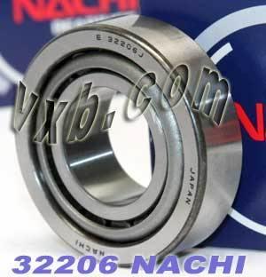 32206 Nachi Tapered Roller Bearigns Japan 30x62x20mm - fast shipping 🇺🇸