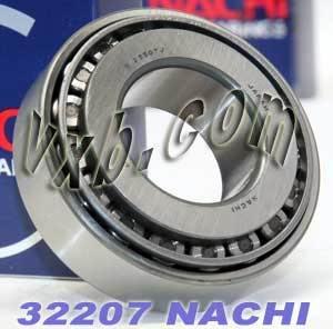 32207 Nachi Tapered Roller Bearing Japan 35x72x23mm - fast shipping 🇺🇸