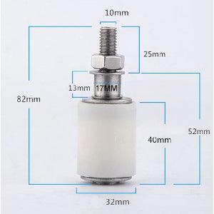 32x40mm Sliding Guide/Track Wheel Bolt & Nut Mounting - fast shipping 🇺🇸