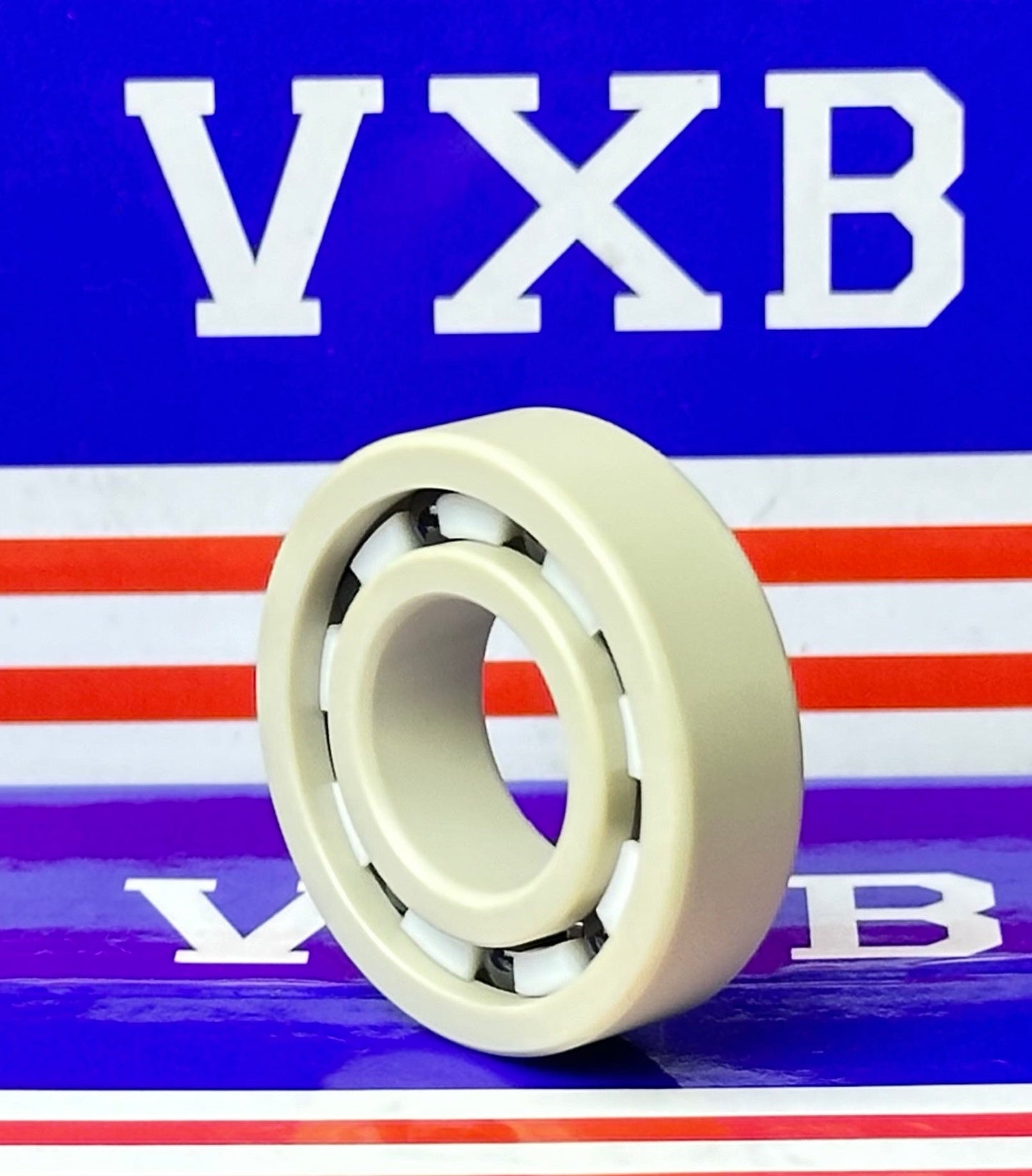 6002 PEEK Ball Bearing - Si₃N₄ Ceramic Balls - PTFE Cage - 15x32x9mm - fast shipping 🇺🇸