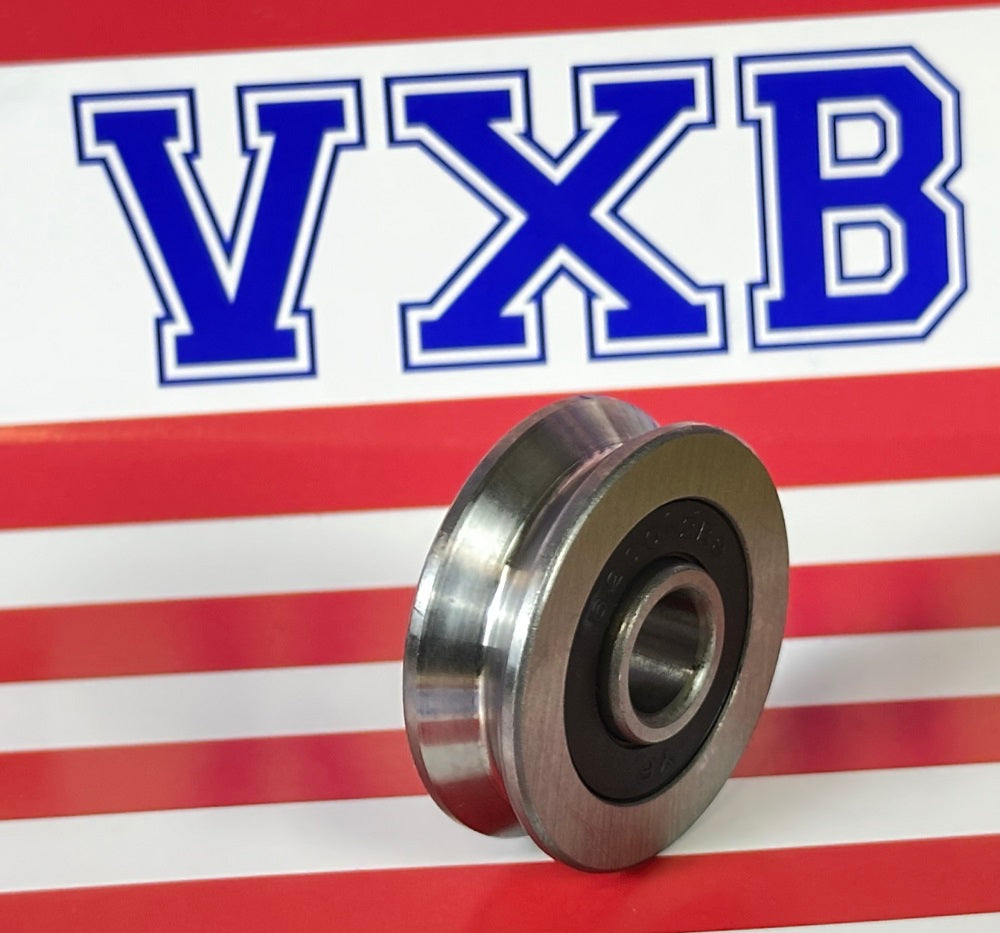 10x37x12x14mm V Groove Track Roller Bearing 8mm Wide - fast shipping 🇺🇸
