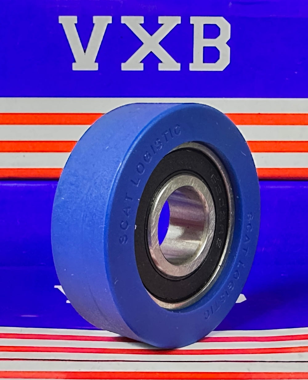 15x48x15mm Polyurethane Rubber roller wheel Bearing Sealed Miniature - tire - fast shipping 🇺🇸