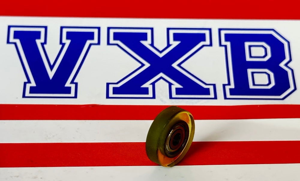 PU0315-4-TIRE PU Covered Bearing 3x15x4mm - Shielded - Miniature - fast shipping 🇺🇸