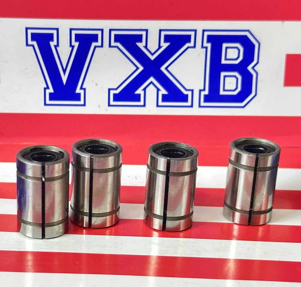 4-Pack LME8UUAJ Adjustable Bushing 8x16x25 Linear Motion Bearings - fast shipping πΊπΈ