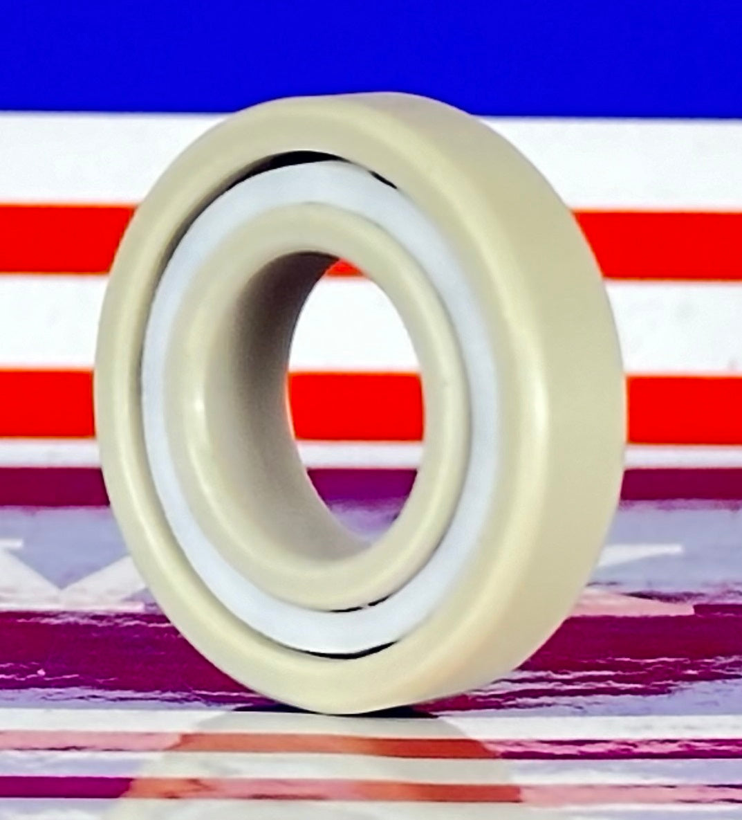 6901 PEEK Ball Bearing - Si₃N₄ Ceramic Balls - PTFE Cage - 12x24x6mm - fast shipping 🇺🇸