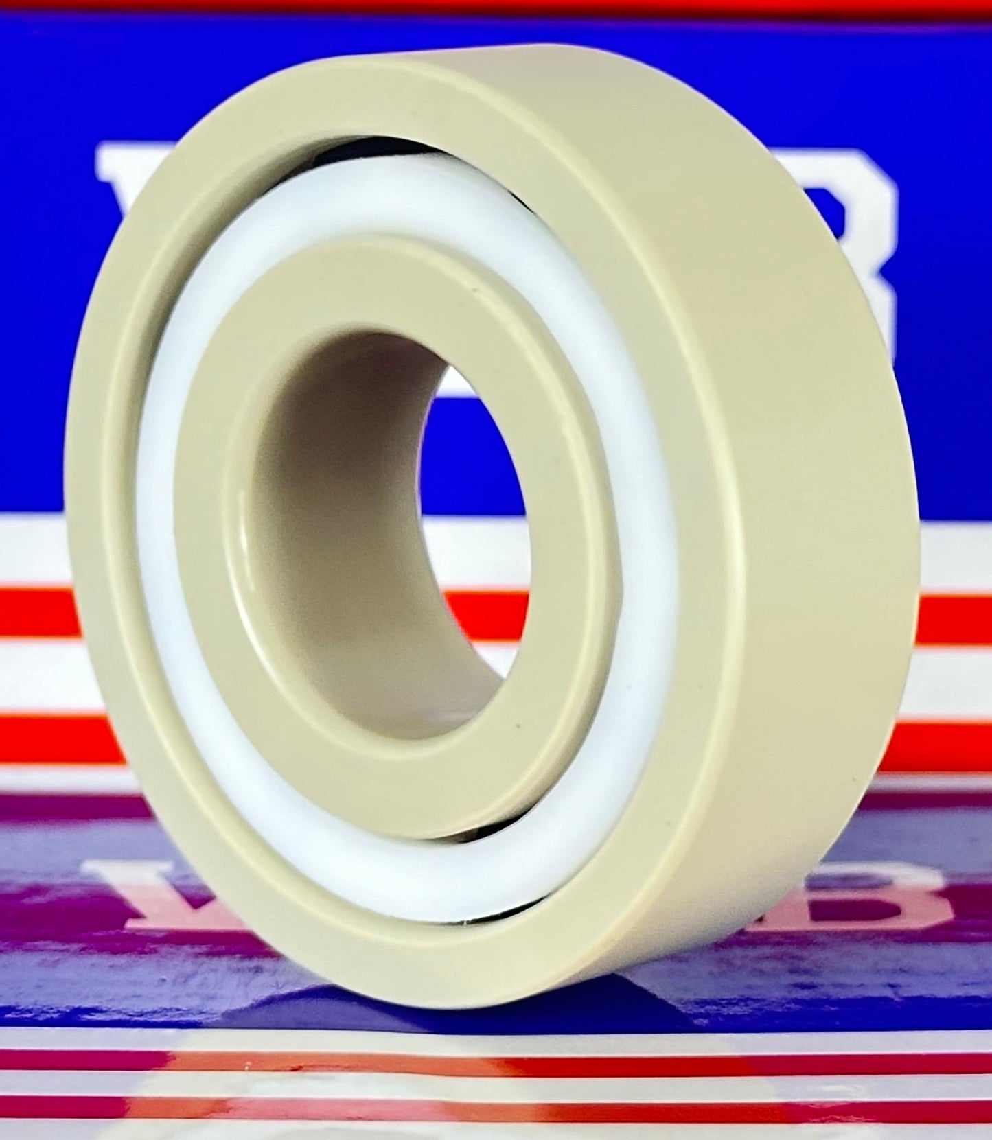 6204 PEEK Ball Bearing - Si₃N₄ Ceramic Balls - PTFE Cage - 20x47x14mm - fast shipping 🇺🇸