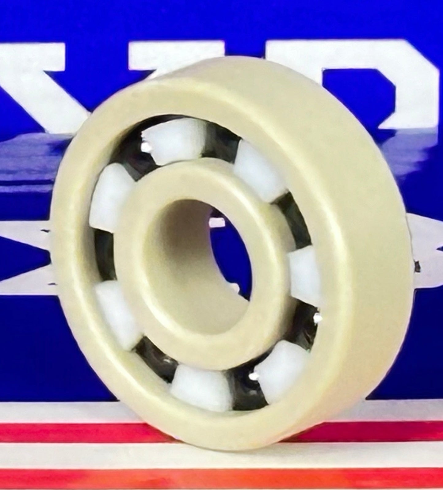 608 PEEK Ball Bearing - Si₃N₄ Ceramic Balls - PTFE Cage - 8x22x7mm - fast shipping 🇺🇸