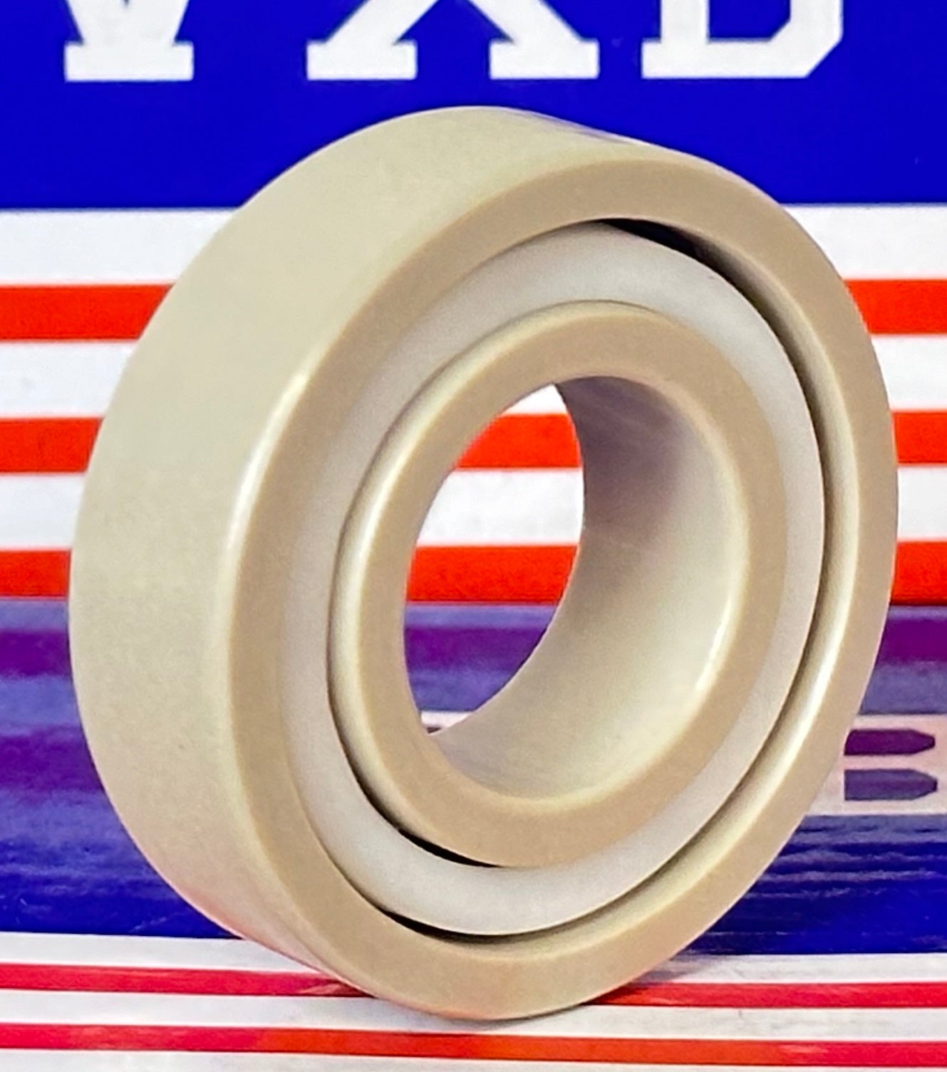 6004 PEEK Ball Bearing - Si₃N₄ Ceramic Balls - PTFE Cage - 20x42x12mm - fast shipping 🇺🇸