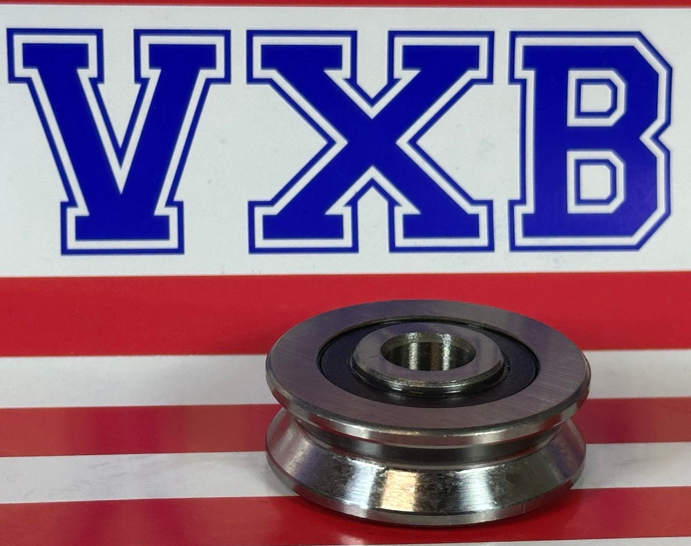 10x37x12/14mm V Groove Track Roller Bearing With Extended Inner 2mm - fast shipping 🇺🇸
