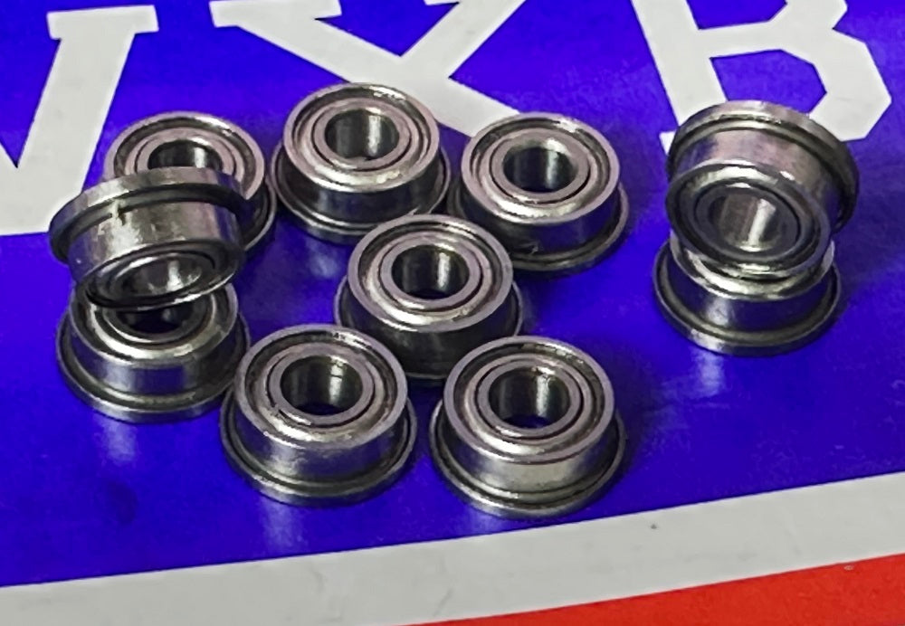 10-Pack Flanged Bearings F683ZZ 3x7x3mm - Shielded - Miniature - fast shipping πΊπΈ
