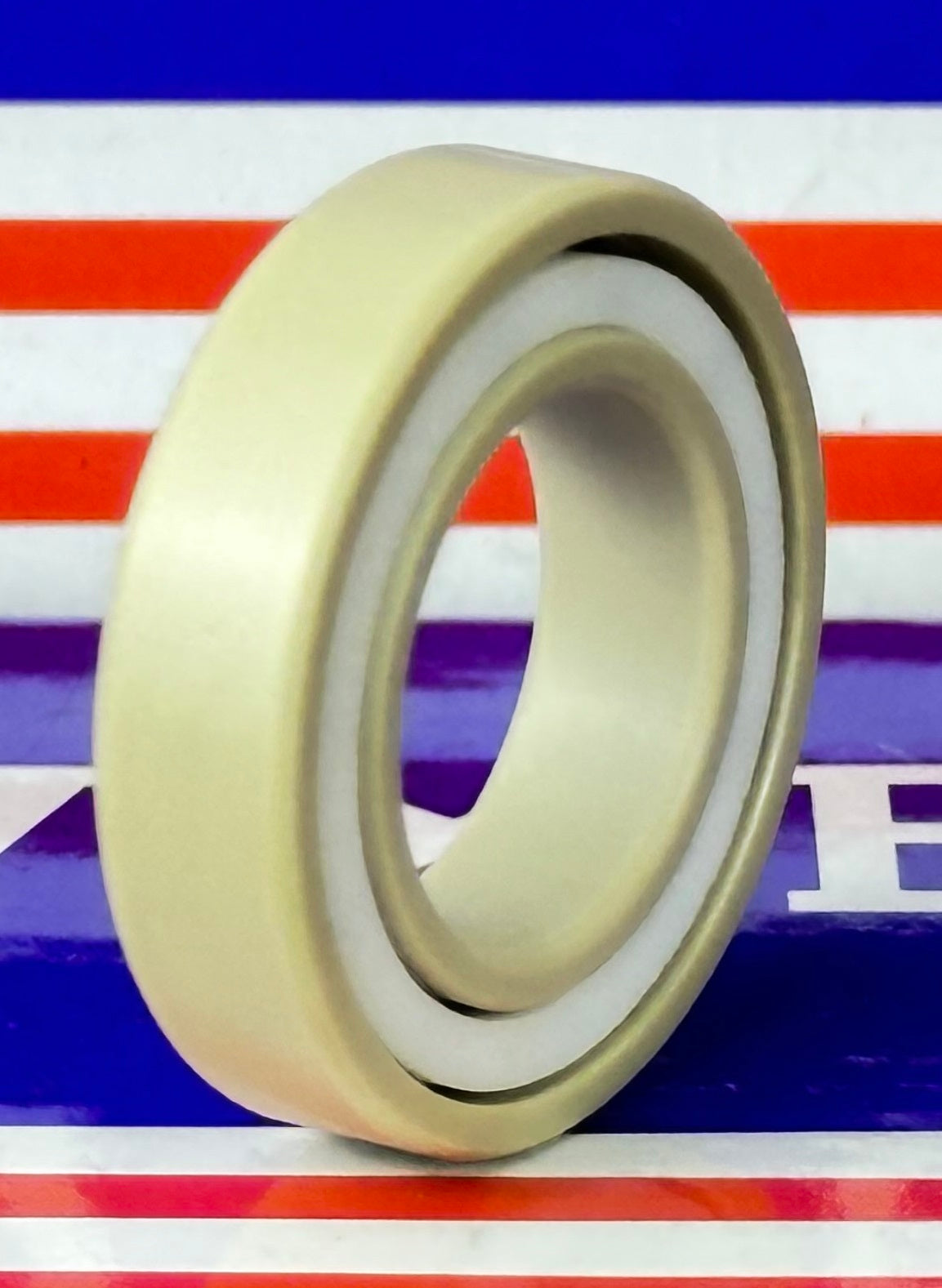 6903 PEEK Ball Bearing - Si₃N₄ Ceramic Balls - PTFE Cage - 17x30x7mm - fast shipping 🇺🇸