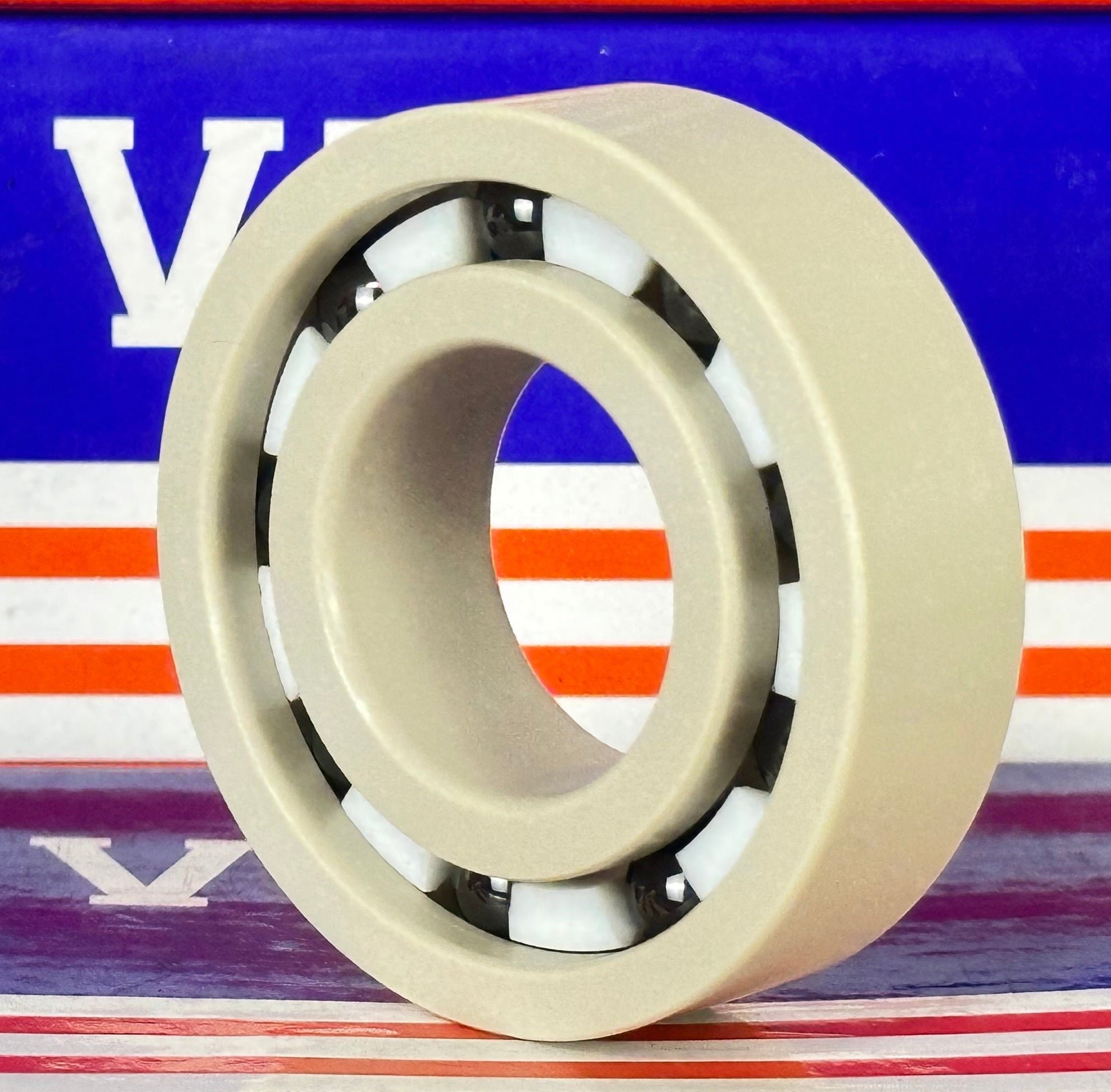 6205 PEEK Ball Bearing - Si₃N₄ Ceramic Balls - PTFE Cage - 25x52x15mm - fast shipping 🇺🇸