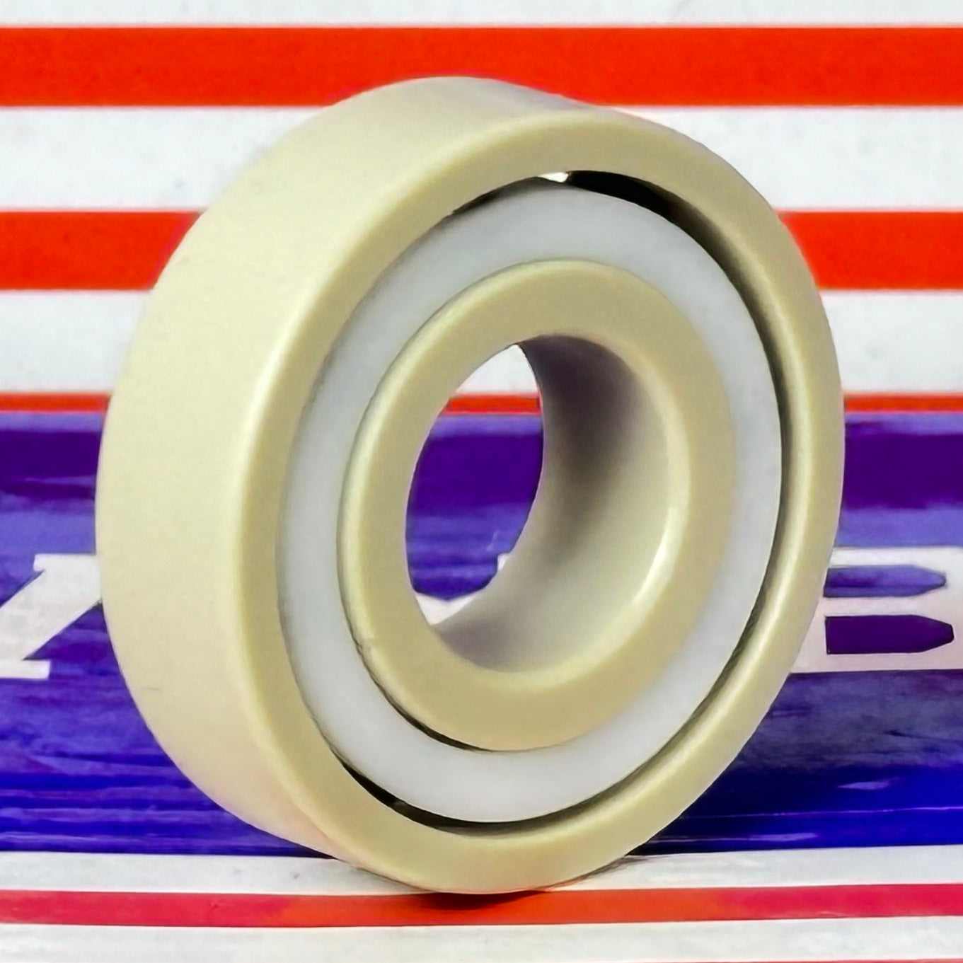 6001 PEEK Ball Bearing - Si₃N₄ Ceramic Balls - PTFE Cage - 12x28x8mm - fast shipping 🇺🇸