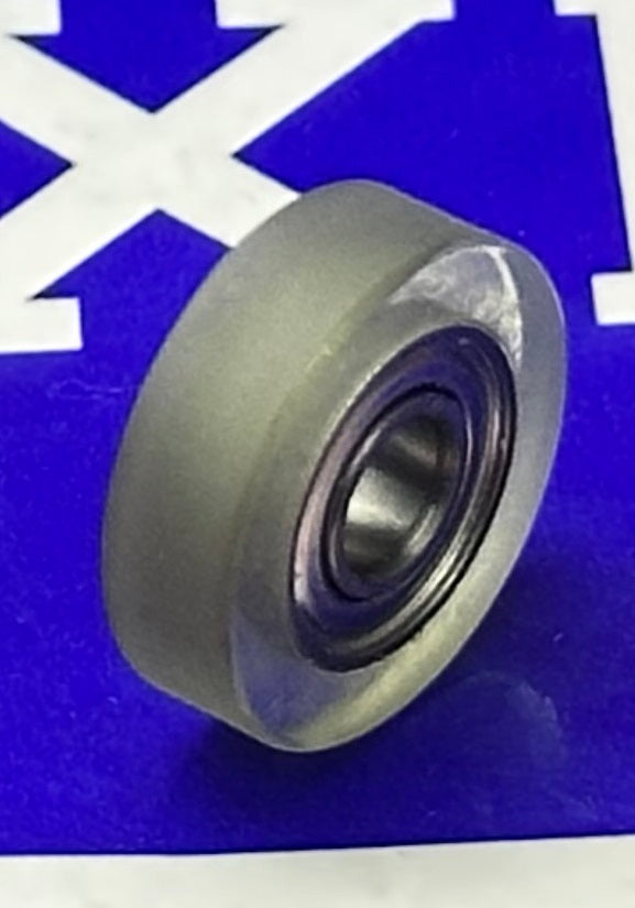 PU0413-4-TIRE PU Covered Bearing 4x13x4mm - Shielded - Miniature - fast shipping 🇺🇸