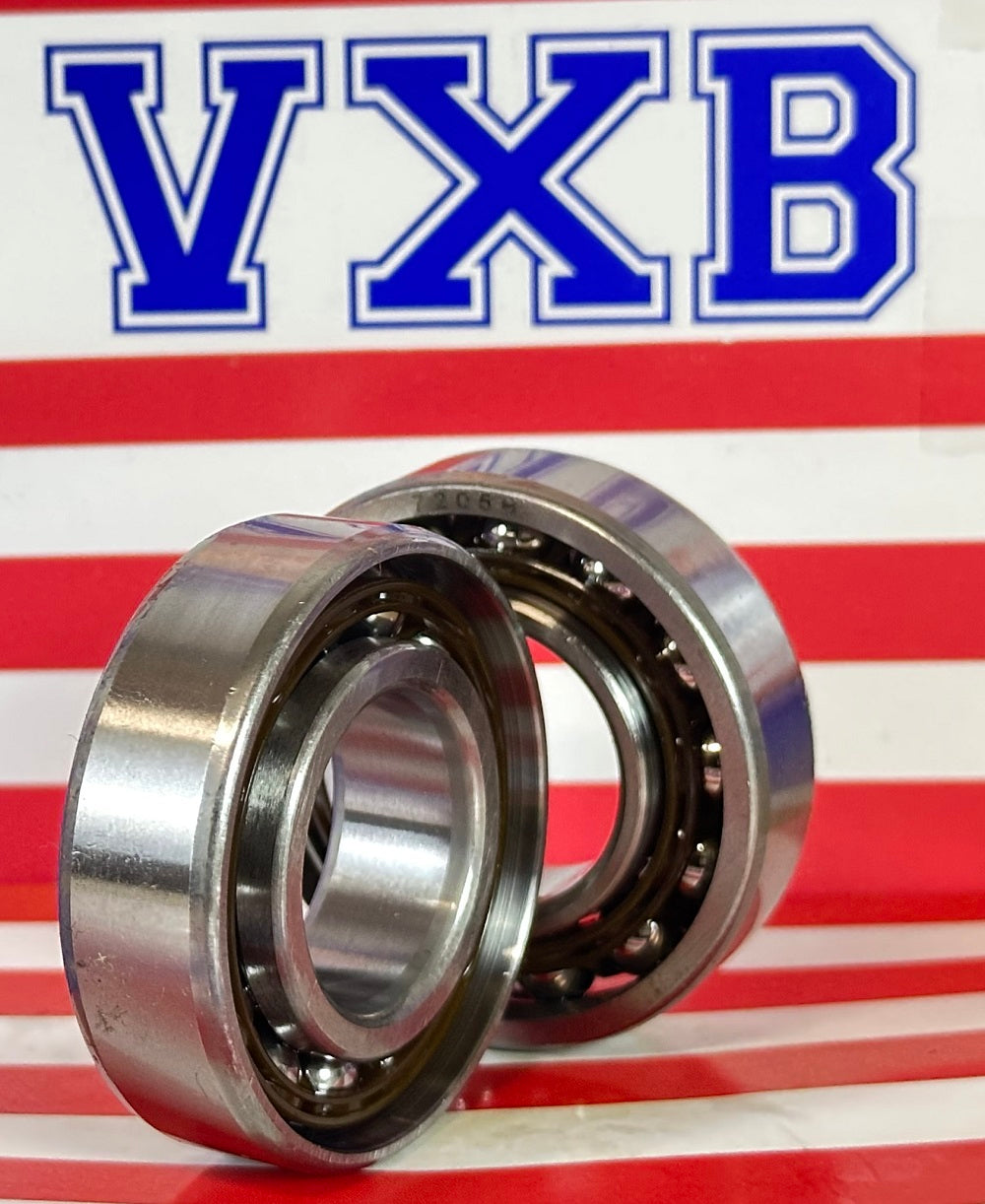 2-Pack Angular Contact Bearings 7205B 25x52x15mm - fast shipping 🇺🇸