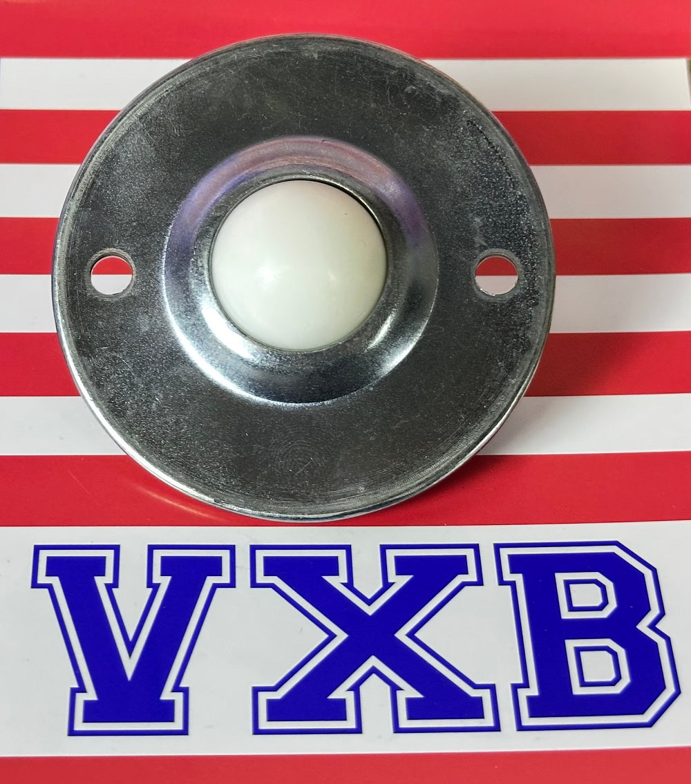2 Holes 1 Inch Flange Ball Transfer Unit Mount Surface Bearing - fast shipping 🇺🇸