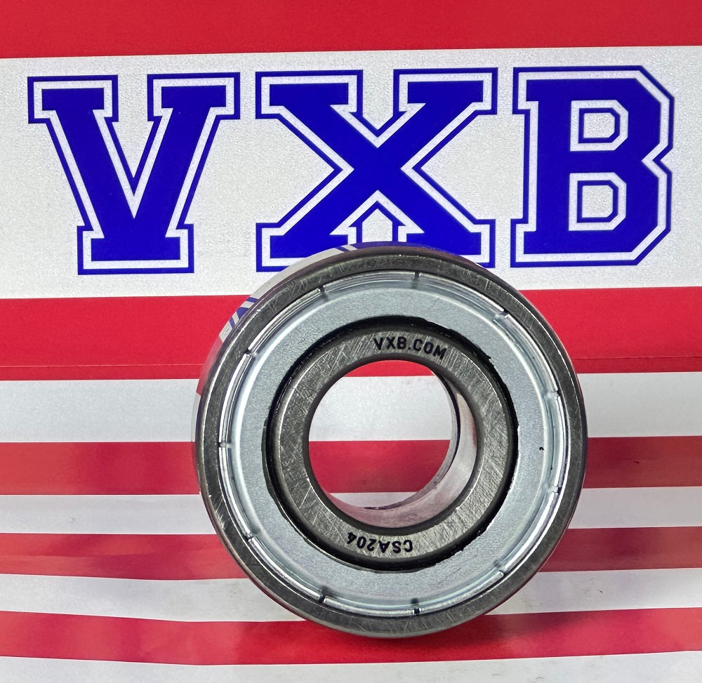 CSA204 20mm Bore Cylindrical Insert Bearing w/Locking Collar - fast shipping 🇺🇸